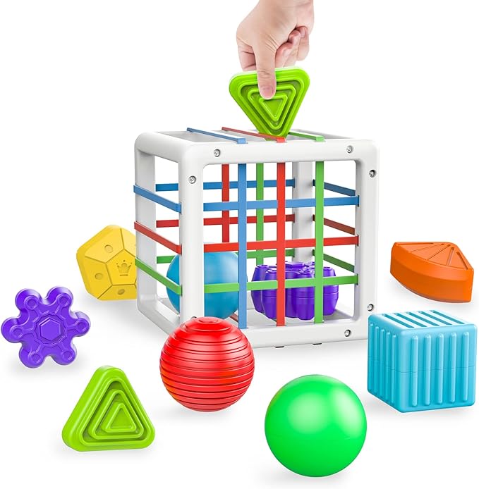 Montessori Sorting Cube - Promotes Recognition and Skills