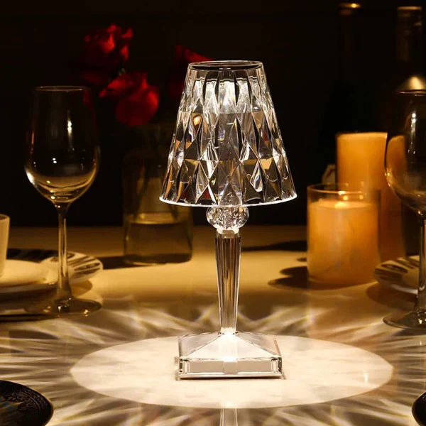 Elegant Crystal Table Lamp – Sparkling Light for Your Home