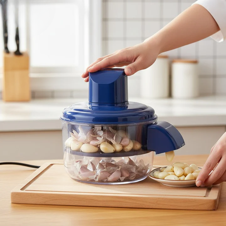 Elektrischer Obst- und Gemüseschäler | Schnelles Schälen mit nur einem Knopfdruck