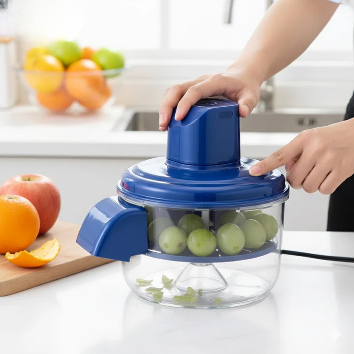 Elektrischer Obst- und Gemüseschäler | Schnelles Schälen mit nur einem Knopfdruck