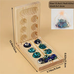 SpeelGem - Mancala Board Game Set with Foldable Wooden Board