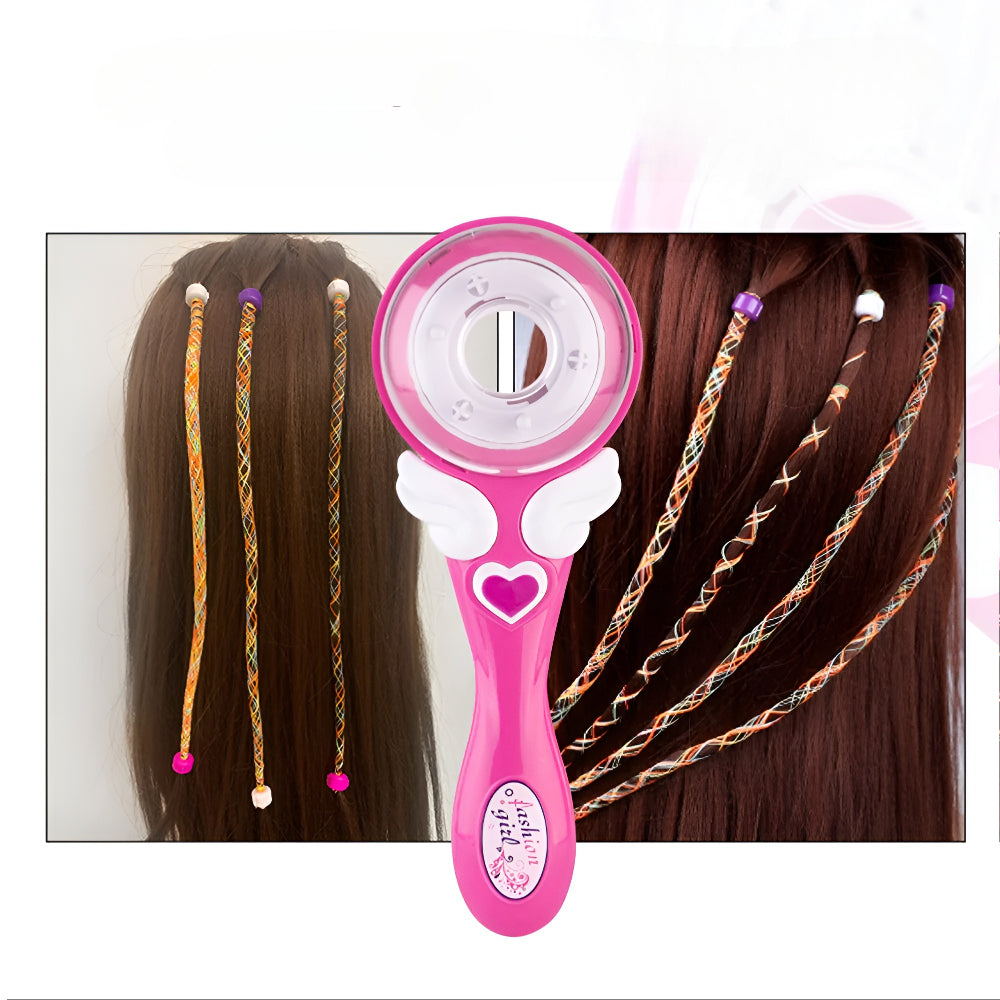 Elektrisches Haarflechtgerät für kreative Frisuren bei Kindern