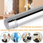 Selbstklebende Spiegel-Folie | Bruchsicher & Anpassbar | Klar