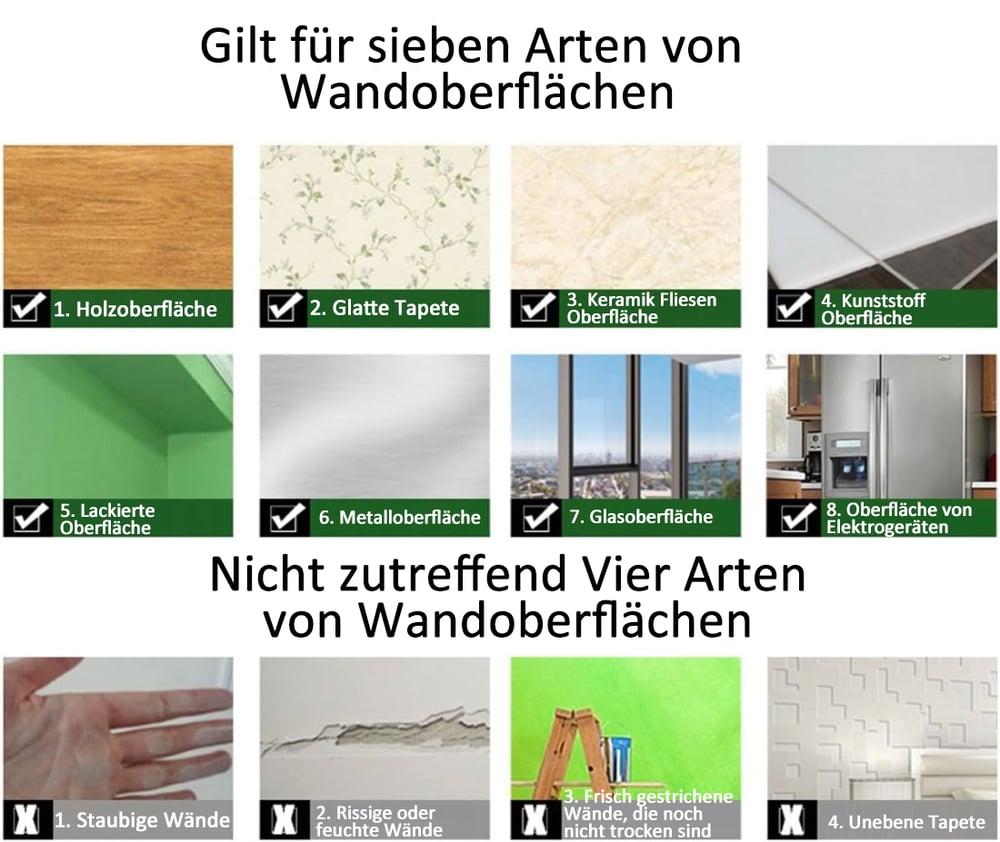 Selbstklebende Spiegel-Folie | Bruchsicher & Anpassbar | Klar