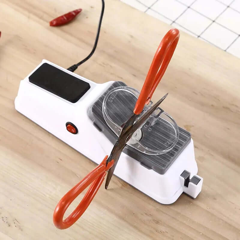 Messerschärfer | Elektrischer Schärfer mit 3-Stufen-System | Scharfmacher