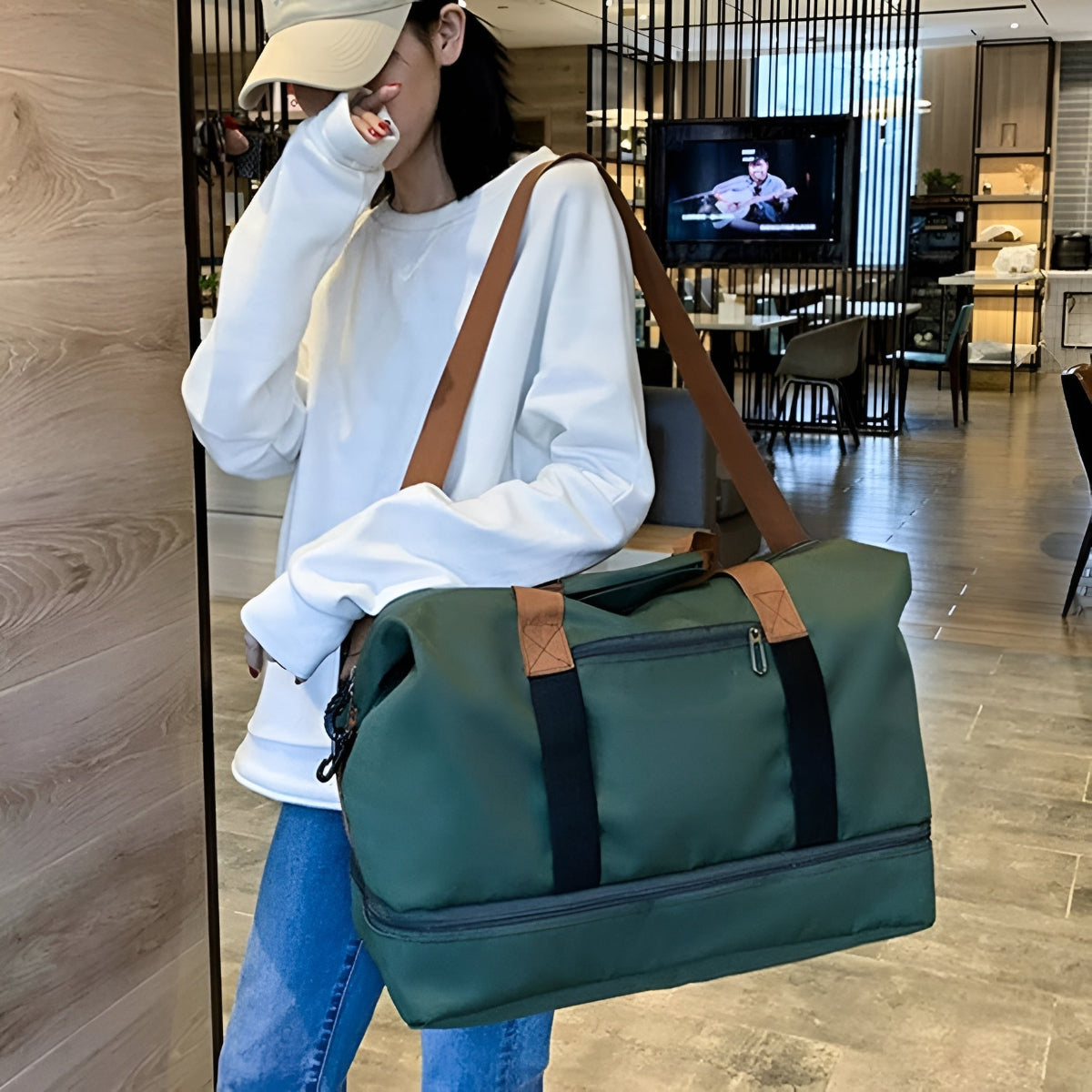 Multifunktionale Reisetasche mit Schuhabteil für Sportler