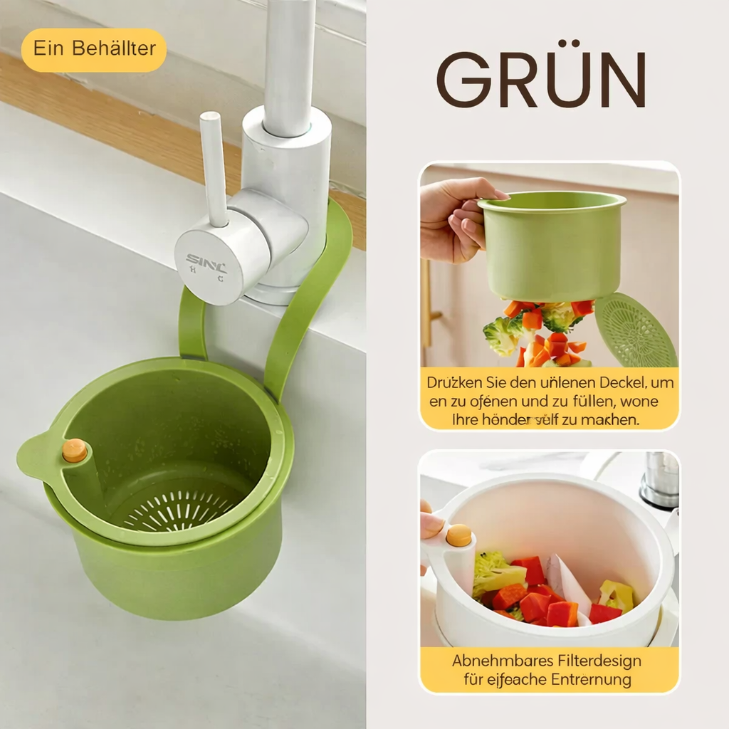 Platzsparender Abtropfkorb für die Spüle | Hygienisch und Effizient
