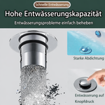 Intelligenter Abflussstopfen | Effektiver Edelstahlfilter