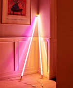 Moderne Stehlampe | Anpassbare Neonbeleuchtung | Flexibel Platzieren