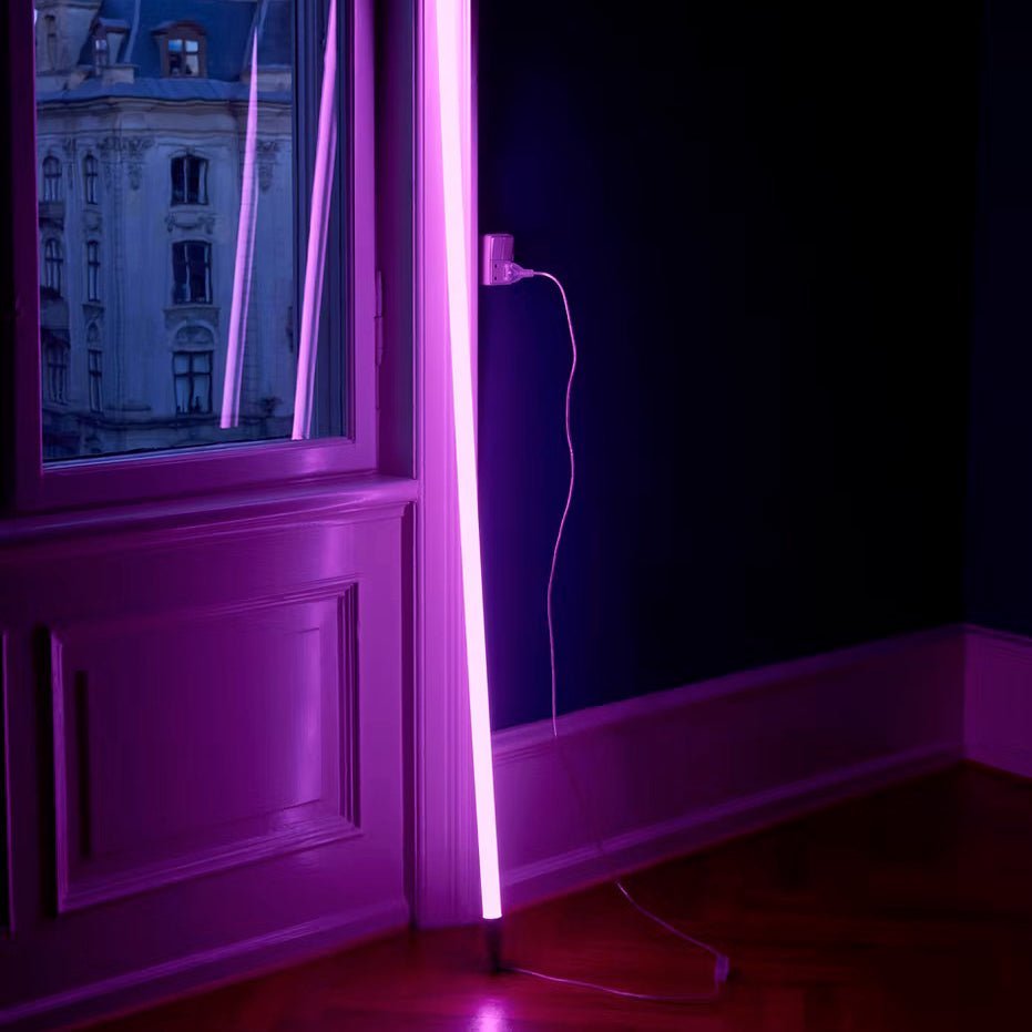 Moderne Stehlampe | Anpassbare Neonbeleuchtung | Flexibel Platzieren
