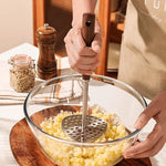 Edelstahl-Kartoffelstampfer für müheloses Kochen