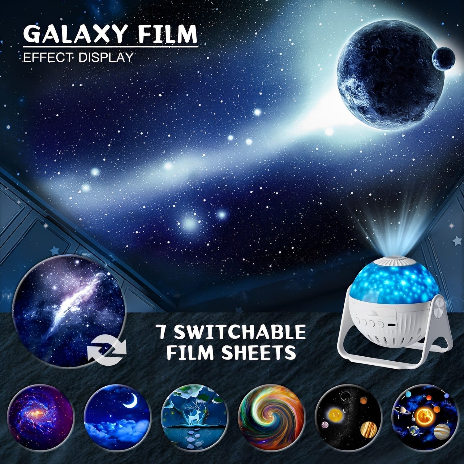 Himmelstraum™ - 7-in-1 Planetarium Projektor für Ihr Zuhause
