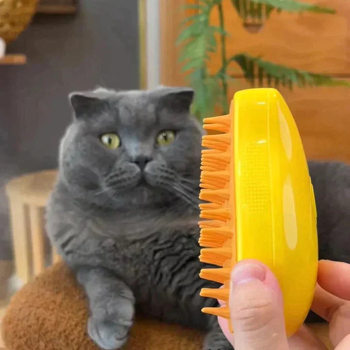 Dampfbürste für Haustiere – Einfaches Grooming und Massage