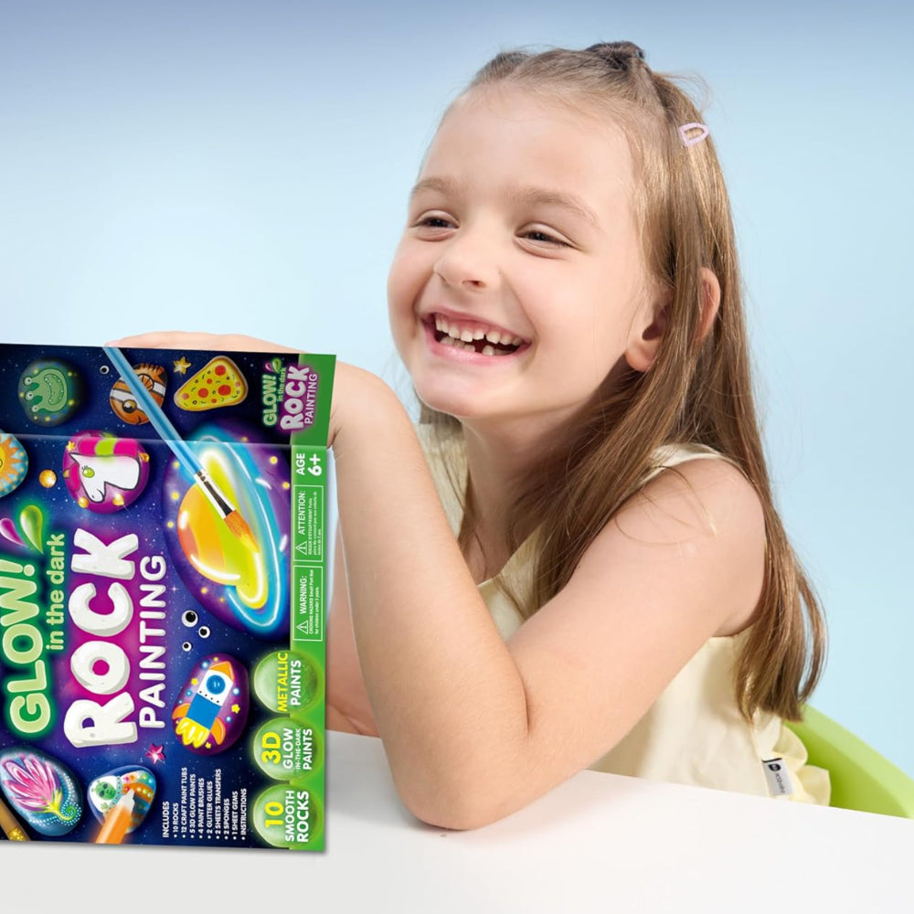 Leuchtendes Kreativset für Kinder – Steine Bemalen und Gestalten