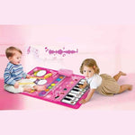 Aktive Tanzmatte für Kinder – 4 Spielmodi, 6 Schwierigkeitsstufen, Musik & LED-Licht