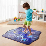 Aktive Tanzmatte für Kinder – 4 Spielmodi, 6 Schwierigkeitsstufen, Musik & LED-Licht