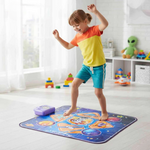 Aktive Tanzmatte für Kinder – 4 Spielmodi, 6 Schwierigkeitsstufen, Musik & LED-Licht