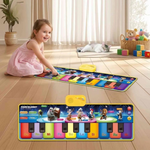 Aktive Tanzmatte für Kinder – 4 Spielmodi, 6 Schwierigkeitsstufen, Musik & LED-Licht