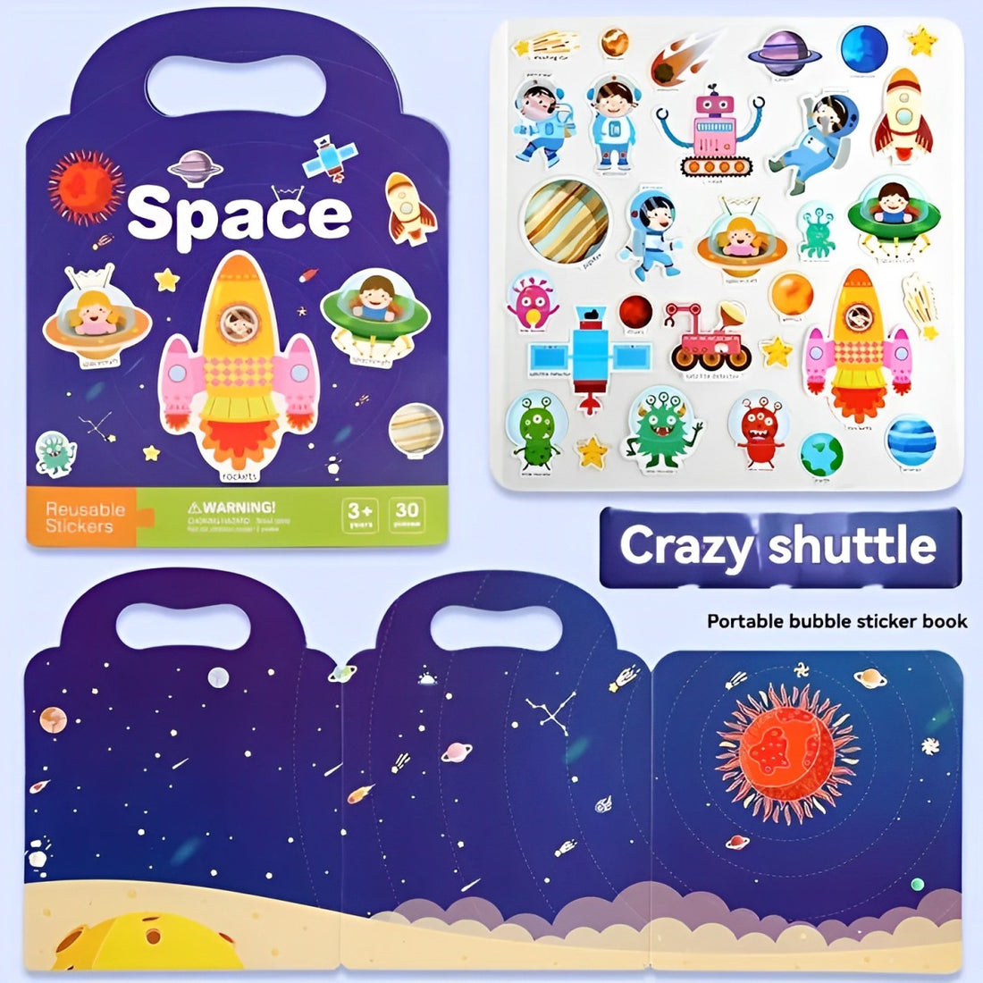 Creative Sticker Book - Promotes Imagination and Learning
