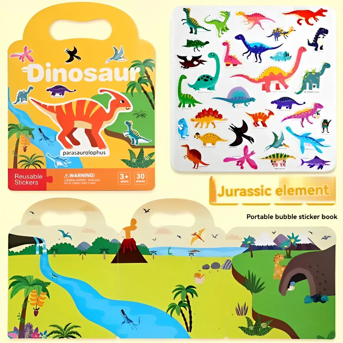 Creative Sticker Book - Promotes Imagination and Learning