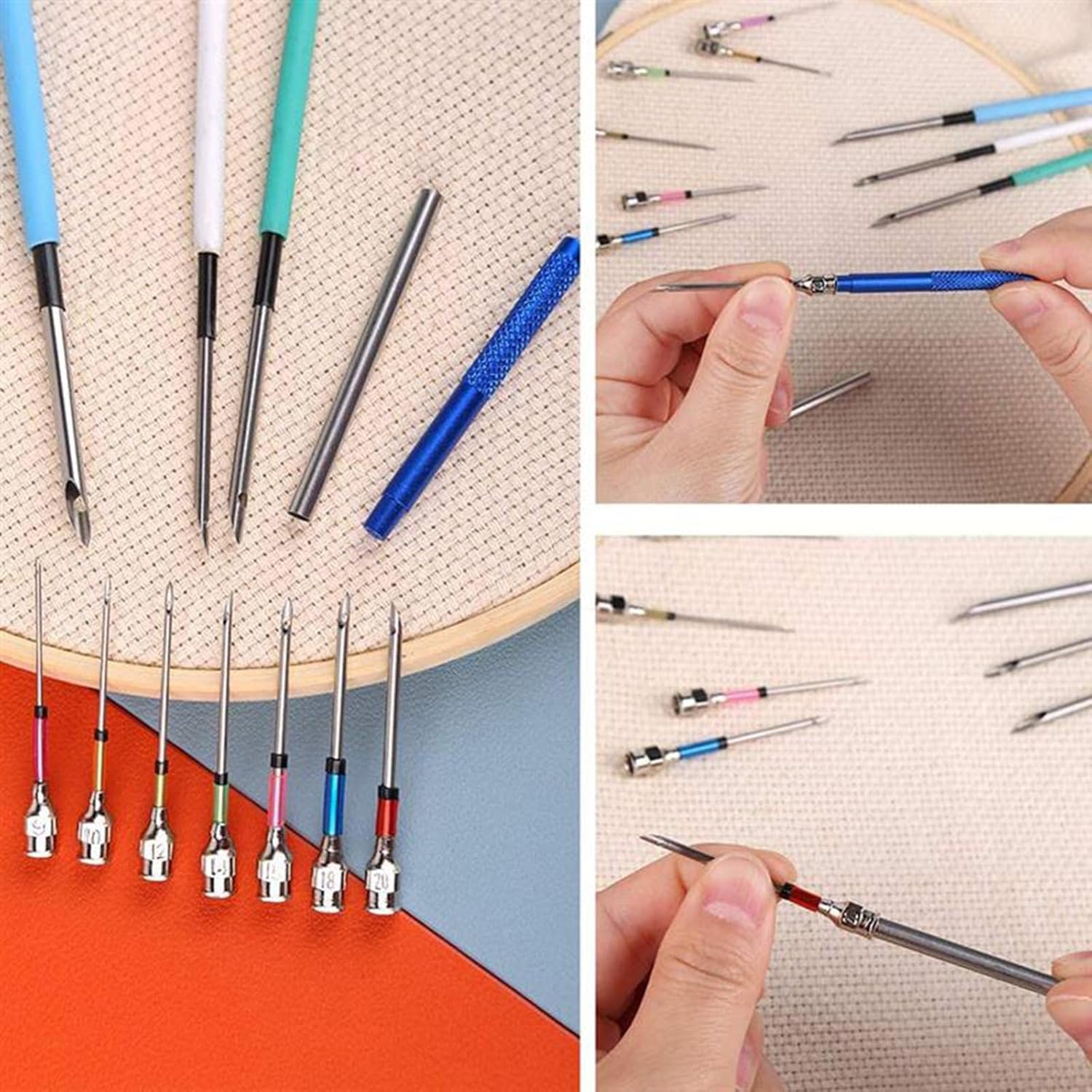 Komfortables Stickset | Ergonomische Nadel für kreative Projekte