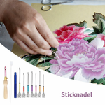 Komfortables Stickset | Ergonomische Nadel für kreative Projekte