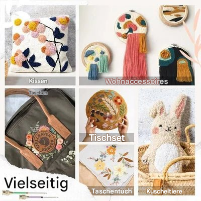 Präzisions-Nähnadelset | Einfaches Sticken | Farblich Kennzeichnete Nadeln
