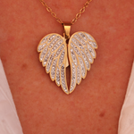 Herzschmuck | Engelsherz Halskette – Elegante Gravur in Gold oder Silber