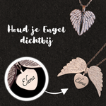 Herzschmuck | Engelsherz Halskette – Elegante Gravur in Gold oder Silber