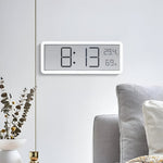 Digitaler LED Wanduhr – Großes Display mit Temperatur und Luftfeuchtigkeit