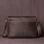 Elegant Men's Leather Messenger Bag