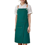 Elegant skirt apron with practical pockets and adjustable straps