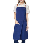 Elegant skirt apron with practical pockets and adjustable straps