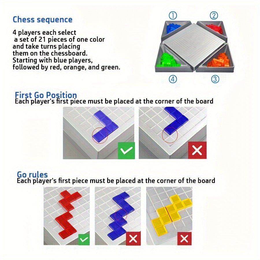 Family Strategy Game - Puzzle for up to 4 Players