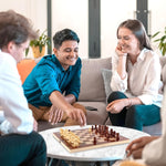 Elegant 3-in-1 Wooden Game Set: Chess, Checkers, and Backgammon