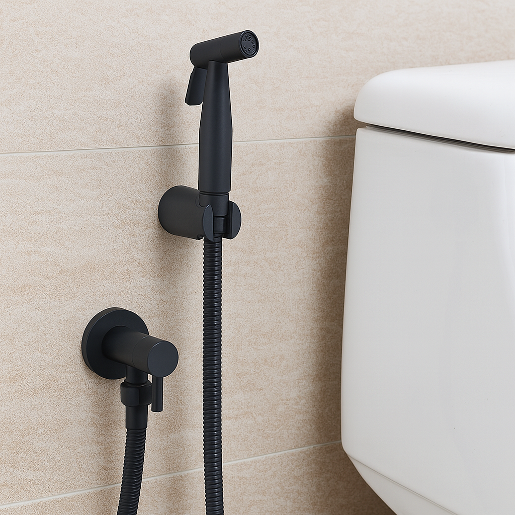 Hygienic Stainless Steel Bidet Shower with Wall Mount