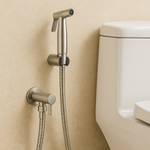 Hygienic Stainless Steel Bidet Shower with Wall Mount
