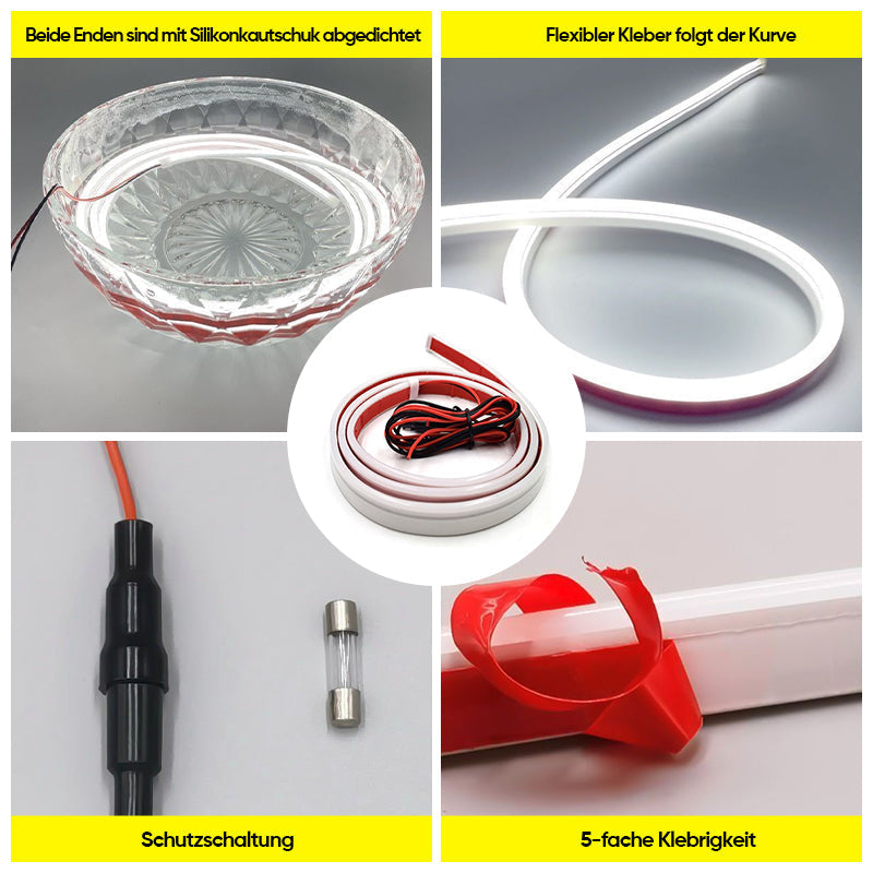 LED-Autolichtleiste | Flexibel und Wasserdicht | AutoLumen