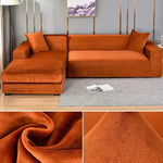 Elegante Stretch-Velours Sofahülle – Stilvoller Schutz für jedes Sofa