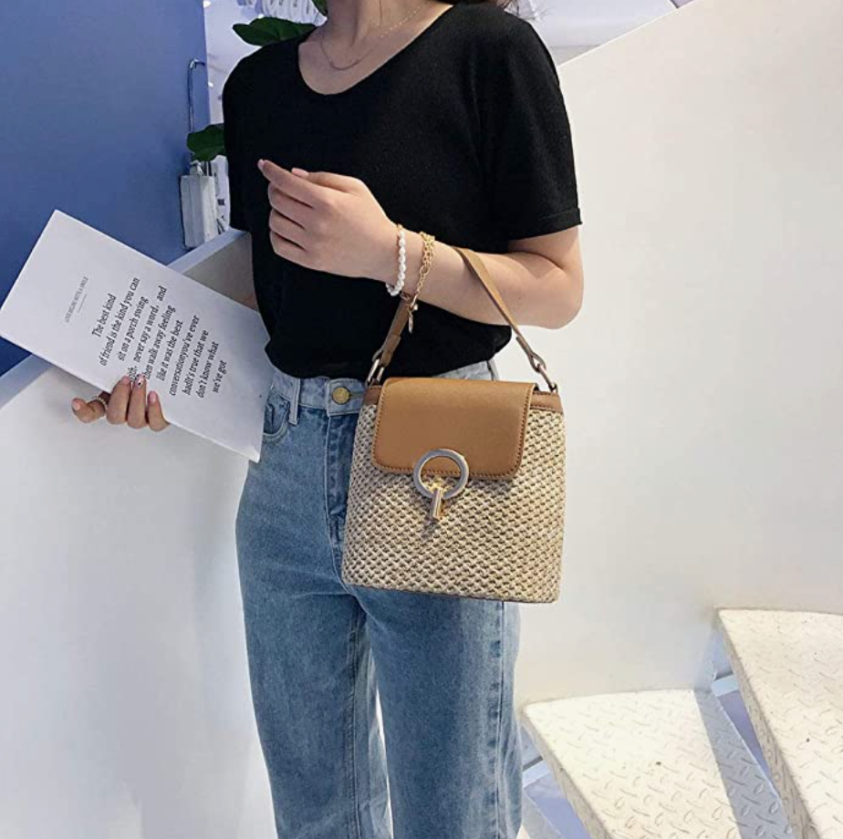 Leichte Sommertasche mit Schulterriemen – Eva Stro Chic Bag