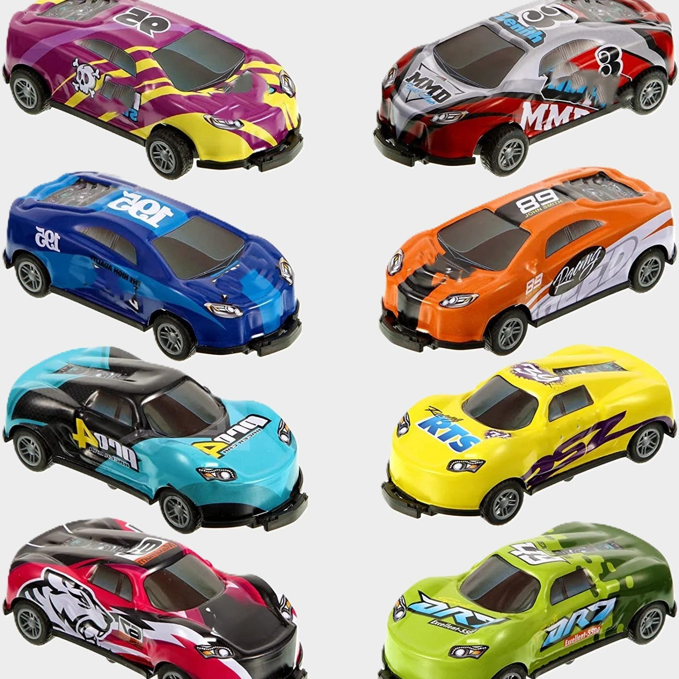 Actionreiche Spielzeugautos für Kinder – 4er Set