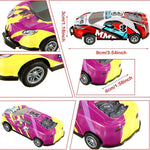 Actionreiche Spielzeugautos für Kinder – 4er Set