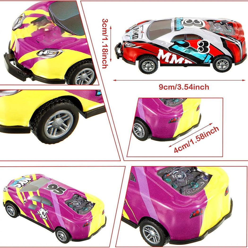 Actionreiche Spielzeugautos für Kinder – 4er Set