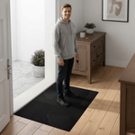 Elegante und Funktionale Fußmatte mit Wellenmuster für Zuhause