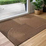 Elegante und Funktionale Fußmatte mit Wellenmuster für Zuhause