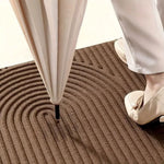Elegante und Funktionale Fußmatte mit Wellenmuster für Zuhause