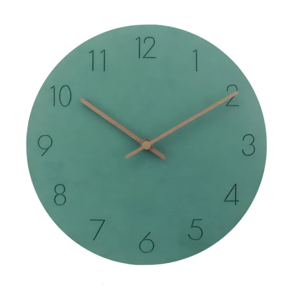 Elegante Wanduhr aus Holz – Minimalistisches Design für Ihr Zuhause