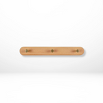Elegante Wandhaken aus Holz mit Messingakzenten – Platzsparende Organizer