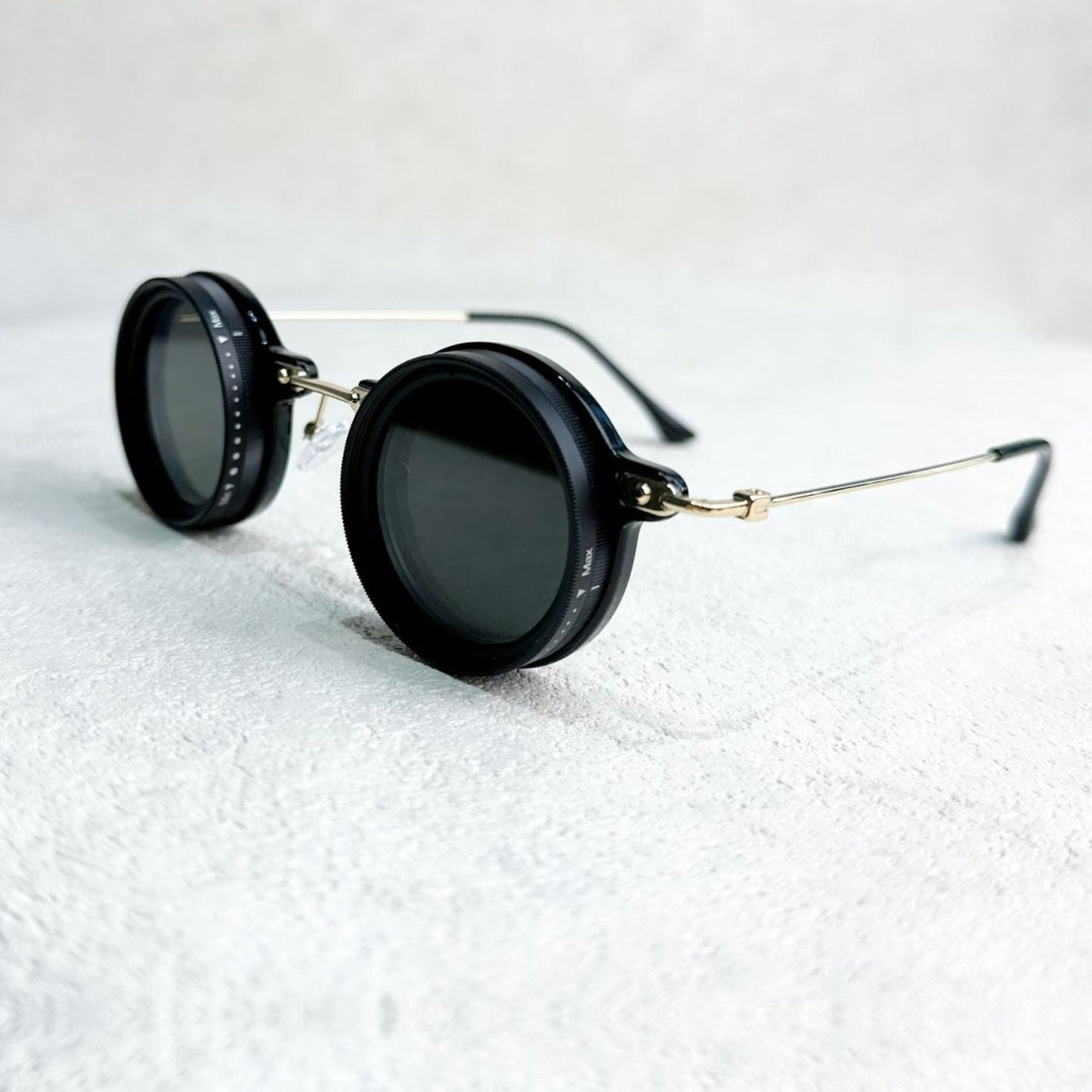 Polarisierte Sonnenbrille im Retro-Stil – Unisex mit einstellbarem Lichtfilter