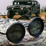 Polarisierte Sonnenbrille im Retro-Stil – Unisex mit einstellbarem Lichtfilter